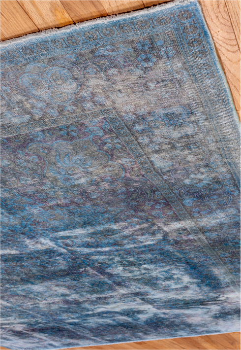 Antique Overdyed Area Rug (5' x 9')